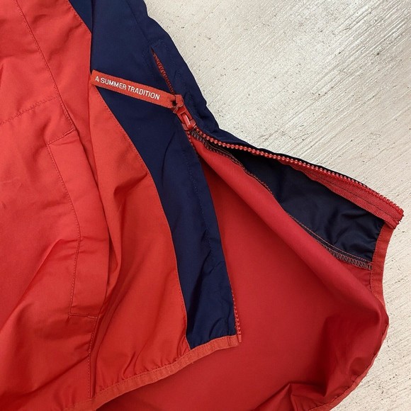 Cooperstown Mens Sz S Baseball Dreams Park Red Pull Over Vented Windbreaker - Picture 6 of 11